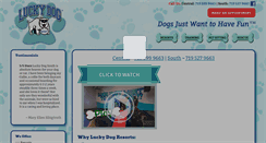 Desktop Screenshot of bealuckydog.com